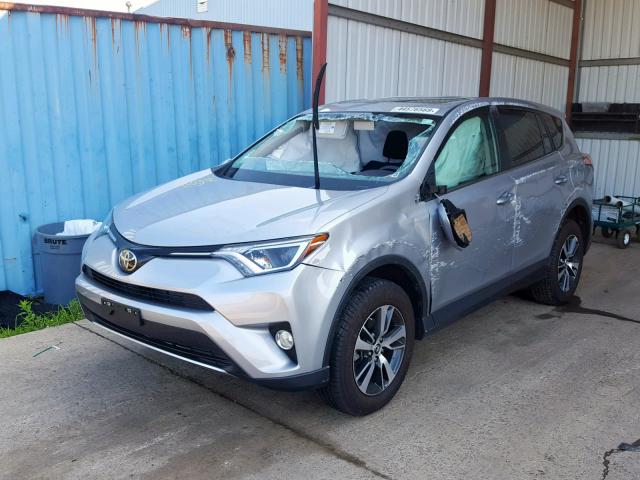 2T3RFREV8JW788070 - 2018 TOYOTA RAV4 ADVEN SILVER photo 2