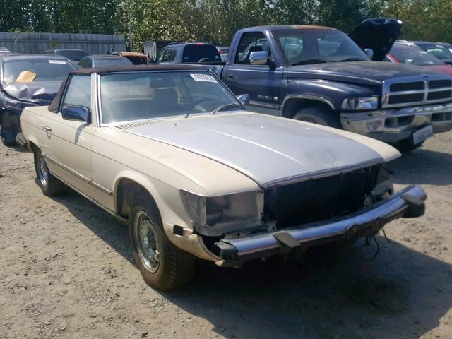 WDBBA45A3BB006265 - 1981 MERCEDES-BENZ 380 SL BEIGE photo 1