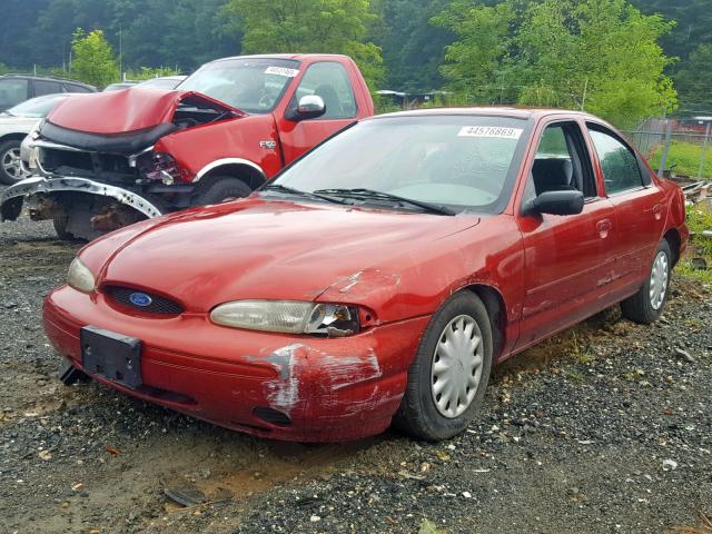 1FALP6531VK163949 - 1997 FORD CONTOUR BA RED photo 2