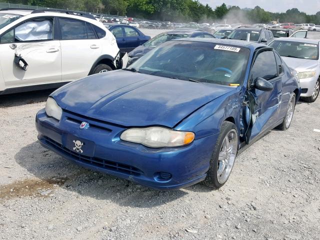 2G1WW12E459278364 - 2005 CHEVROLET MONTE CARL BLUE photo 2