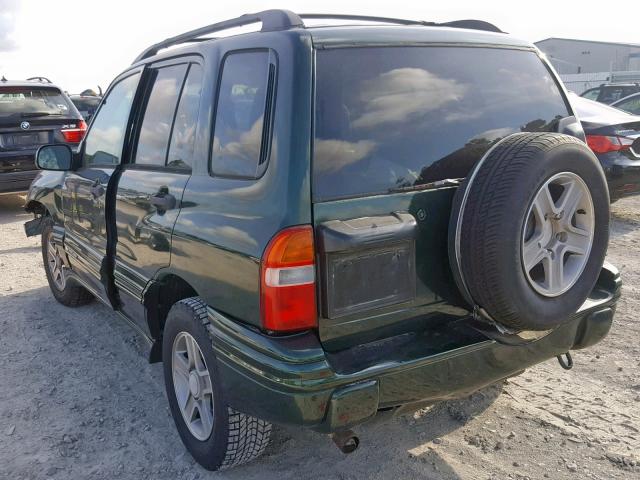 2CNBE634X46902787 - 2004 CHEVROLET TRACKER LT GREEN photo 3