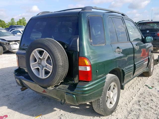 2CNBE634X46902787 - 2004 CHEVROLET TRACKER LT GREEN photo 4