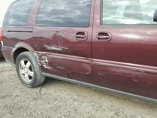 1GNDV33168D161358 - 2008 CHEVROLET UPLANDER L 勃艮第红 照片 10