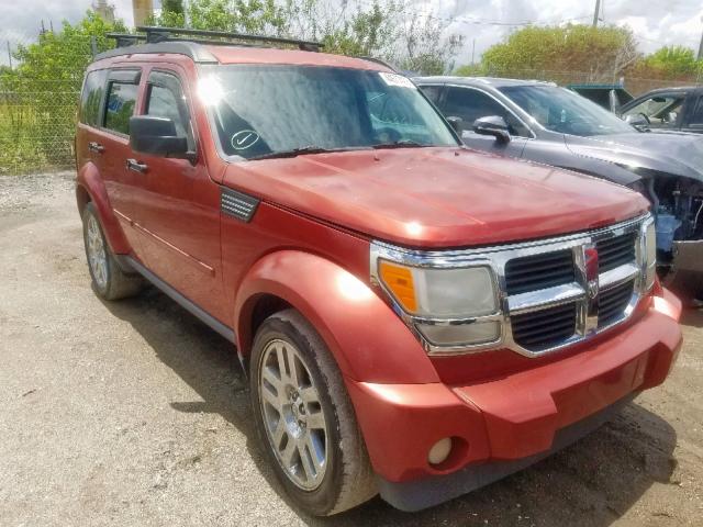 1D8GT58K08W236537 - 2008 DODGE NITRO SLT RED photo 1