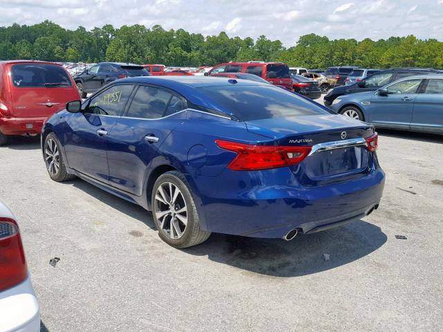 1N4AA6AP4GC387389 - 2016 NISSAN MAXIMA 3.5 BLUE photo 3