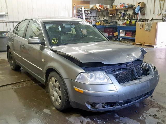 WVWTH63B83P353474 - 2003 VOLKSWAGEN PASSAT GLX GRAY photo 1