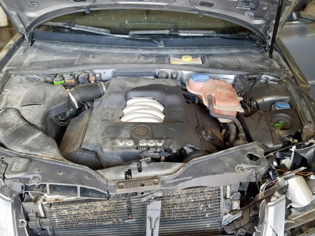 WVWTH63B83P353474 - 2003 VOLKSWAGEN PASSAT GLX GRAY photo 7