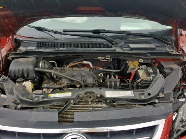 2V8HW34199R585982 - 2009 VOLKSWAGEN ROUTAN SE RED photo 7