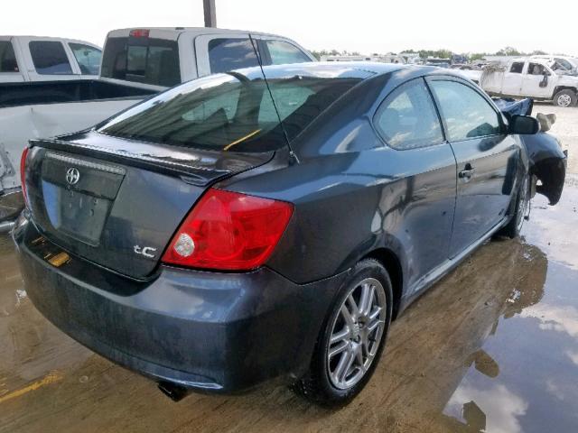 JTKDE177260140905 - 2006 TOYOTA SCION TC ნაცრისფერი ფოტო 4