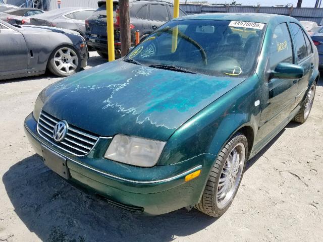 3VWSC29M0YM072503 - 2000 VOLKSWAGEN JETTA GLS GREEN photo 2