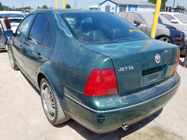 3VWSC29M0YM072503 - 2000 VOLKSWAGEN JETTA GLS GREEN photo 3