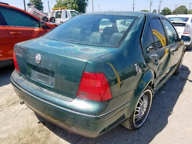 3VWSC29M0YM072503 - 2000 VOLKSWAGEN JETTA GLS GREEN photo 4