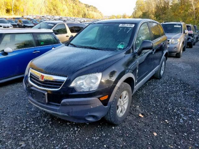 3GSCL33P88S512922 - 2008 SATURN VUE XE BLACK photo 2