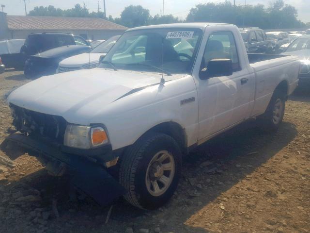 1FTYR10D58PB14452 - 2008 FORD RANGER WHITE photo 2