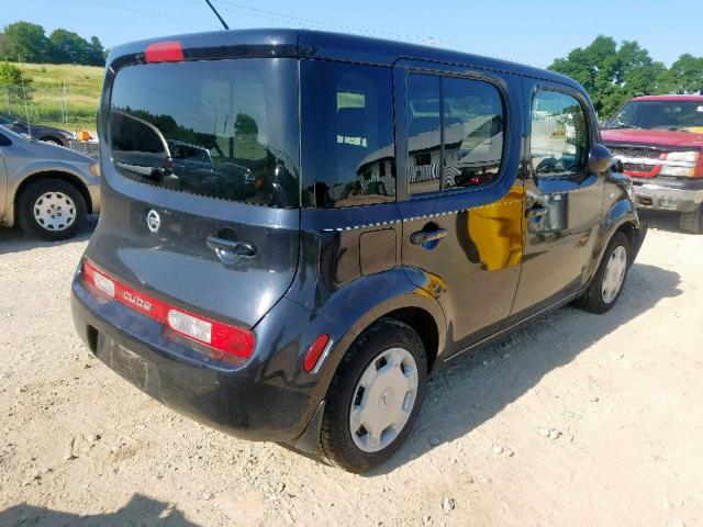 JN8AZ2KR5CT253761 - 2012 NISSAN CUBE BASE BLACK photo 4