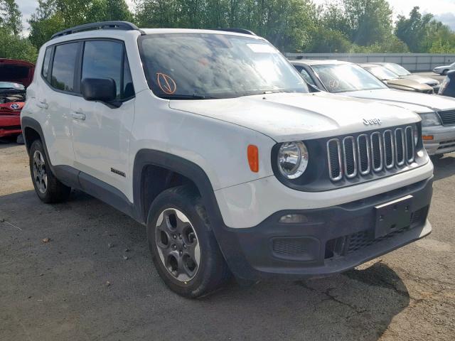 ZACCJBAB9HPE94693 - 2017 JEEP RENEGADE S თეთრი ფოტო 1