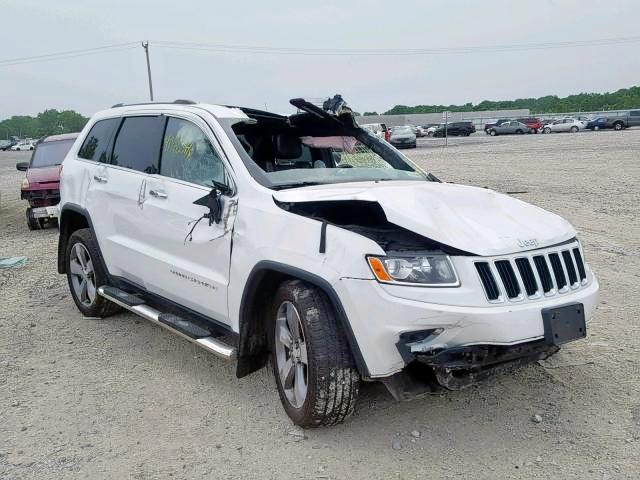 1C4RJFBG4EC102733 - 2014 JEEP GRAND CHER WHITE photo 1