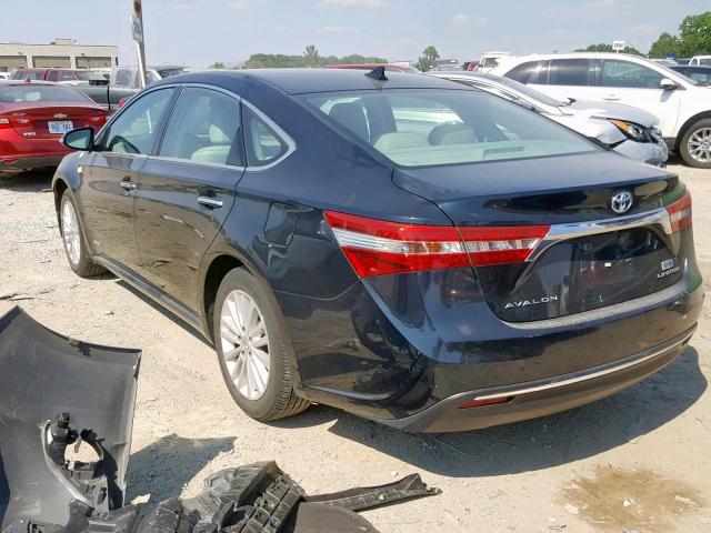 4T1BD1EB9FU037901 - 2015 TOYOTA AVALON HYB BLUE photo 3