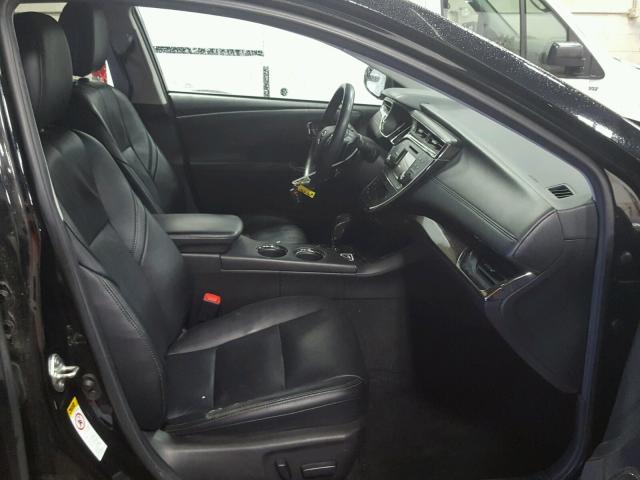 4T1BK1EBXEU110939 - 2014 TOYOTA AVALON BAS BLACK photo 5