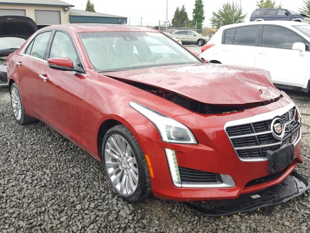 1G6AX5S3XE0175855 - 2014 CADILLAC CTS LUXURY RED photo 1