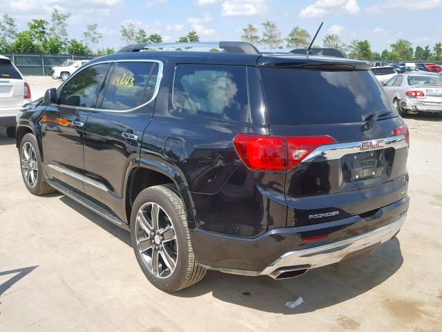 1GKKNXLS7JZ109945 - 2018 GMC ACADIA DEN BLACK photo 3