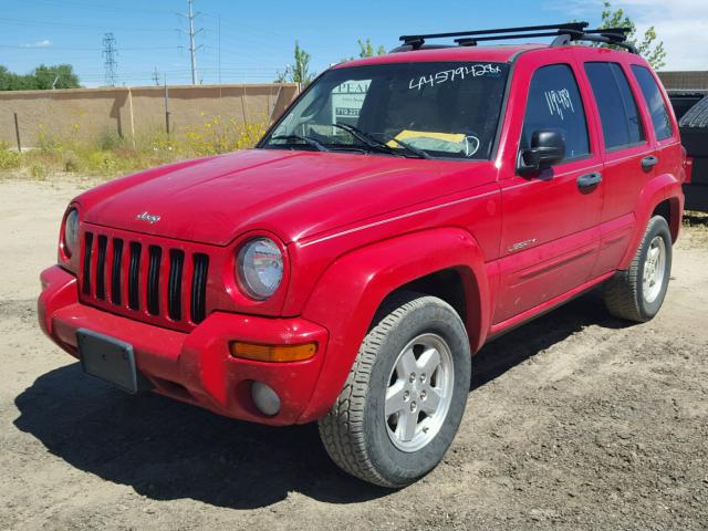 1J4GL58K04W299821 - 2004 JEEP LIBERTY LI RED photo 2