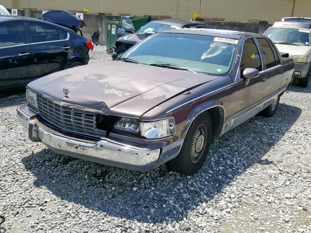 1G6DW52PXRR700448 - 1994 CADILLAC FLEETWOOD GRAY photo 2