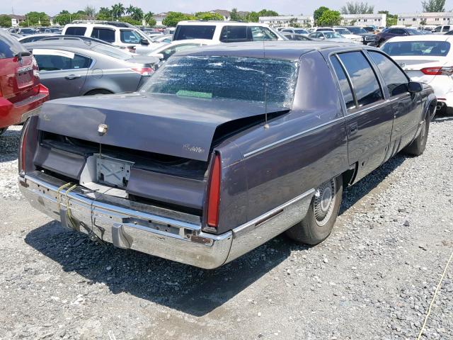 1G6DW52PXRR700448 - 1994 CADILLAC FLEETWOOD GRAY photo 4