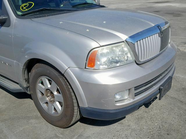 5LMFU28516LJ27334 - 2006 LINCOLN NAVIGATOR SILVER photo 9