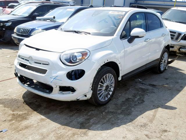 ZFBCFXDB3JP655409 - 2018 FIAT 500X LOUNG WHITE photo 2