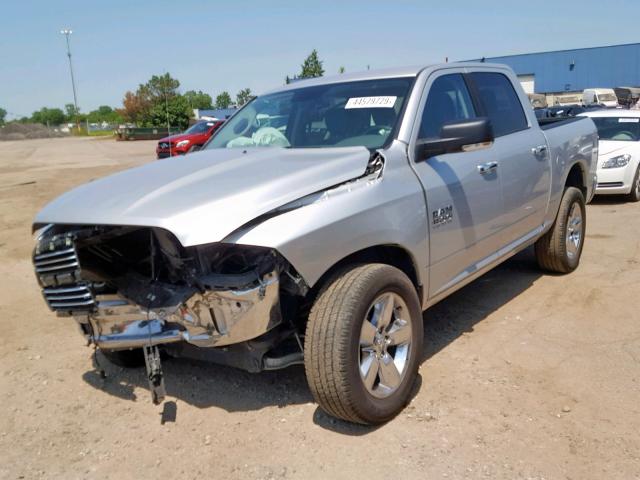 1C6RR7LG8HS811017 - 2017 RAM 1500 SLT SILVER photo 2