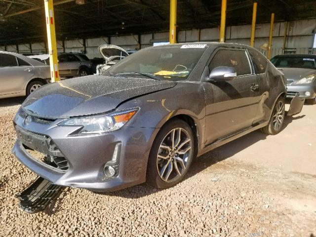JTKJF5C73GJ025321 - 2016 TOYOTA SCION TC ნაცრისფერი ფოტო 2