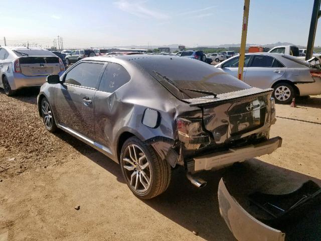 JTKJF5C73GJ025321 - 2016 TOYOTA SCION TC ნაცრისფერი ფოტო 3