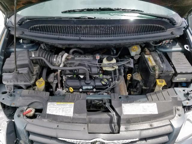 1A4GP45R26B753545 - 2006 CHRYSLER TOWN & COU TURQUOISE photo 7