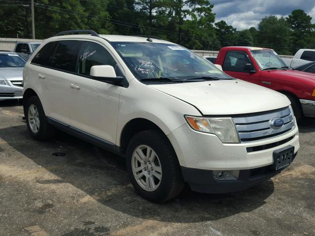 2FMDK48C58BB13904 - 2008 FORD EDGE SEL WHITE photo 1