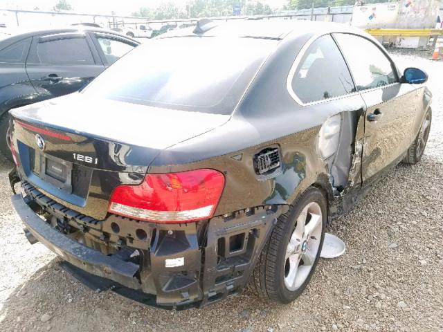 WBAUP73559VK74739 - 2009 BMW 128 I BLACK photo 4