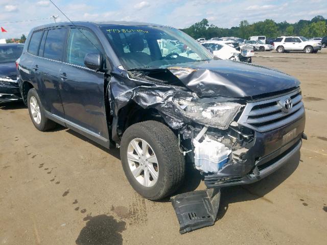 5TDBK3EH2BS065810 - 2011 TOYOTA HIGHLANDER GRAY photo 1