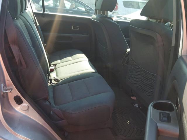 5FNYF18137B021621 - 2007 HONDA PILOT LX SILVER photo 6