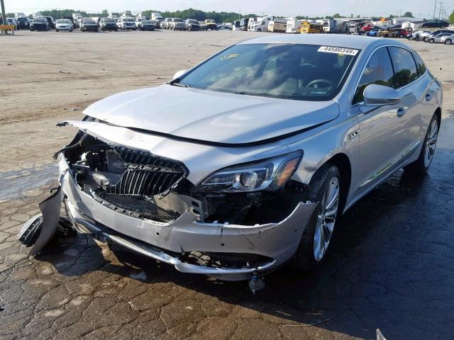 1G4ZR5SS3HU192829 - 2017 BUICK LACROSSE P SILVER photo 2