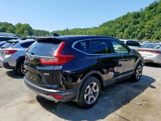 7FARW2H8XJE073217 - 2018 HONDA CR-V EXL BLACK photo 4