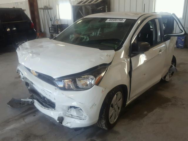 KL8CB6SA9JC469046 - 2018 CHEVROLET SPARK LS WHITE photo 2