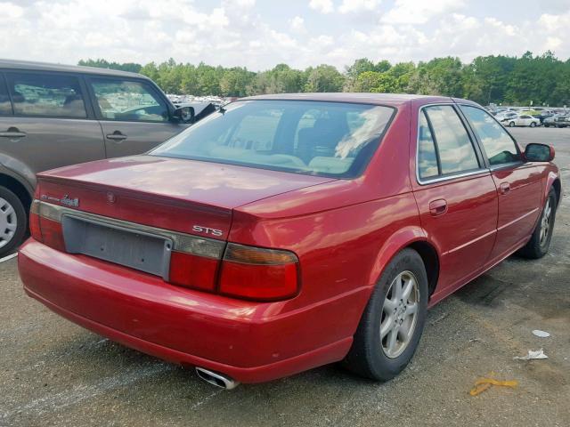 1G6KY5499XU927897 - 1999 CADILLAC SEVILLE ST RED photo 4