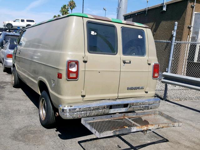 2B7HB21Y6KK323371 - 1989 DODGE RAM VAN B2 BROWN photo 3