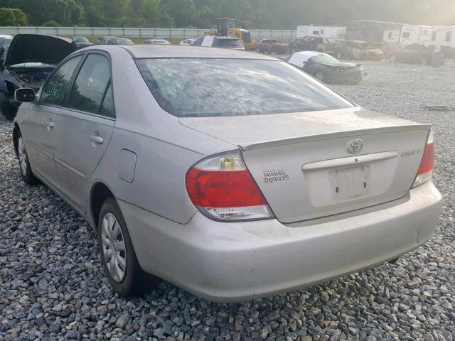 4T1BE32K45U427185 - 2005 TOYOTA CAMRY LE SILVER photo 3