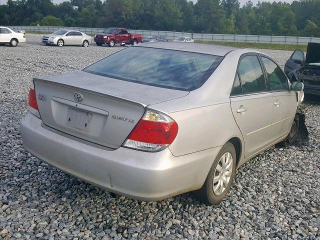 4T1BE32K45U427185 - 2005 TOYOTA CAMRY LE SILVER photo 4