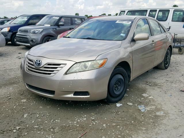 4T1BE46K97U113860 - 2007 TOYOTA CAMRY NEW GOLD photo 2