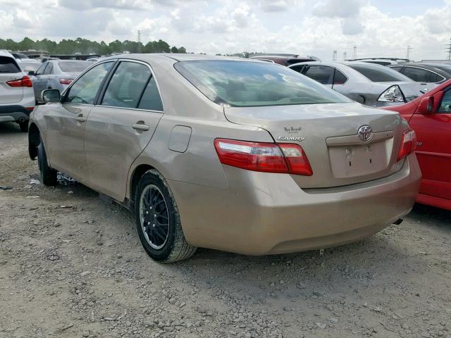 4T1BE46K97U113860 - 2007 TOYOTA CAMRY NEW GOLD photo 3