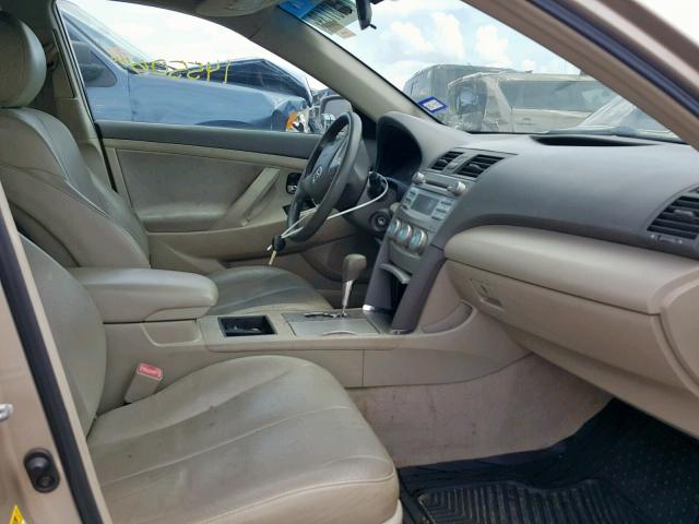 4T1BE46K97U113860 - 2007 TOYOTA CAMRY NEW GOLD photo 5