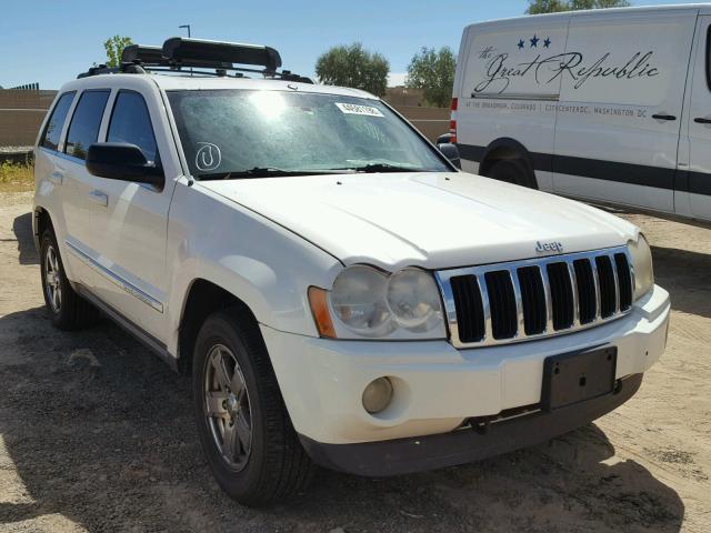 1J4HR58255C675435 - 2005 JEEP GRAND CHER WHITE photo 1