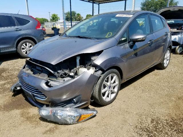 3FADP4EJ2EM216965 - 2014 FORD FIESTA SE GRAY photo 2